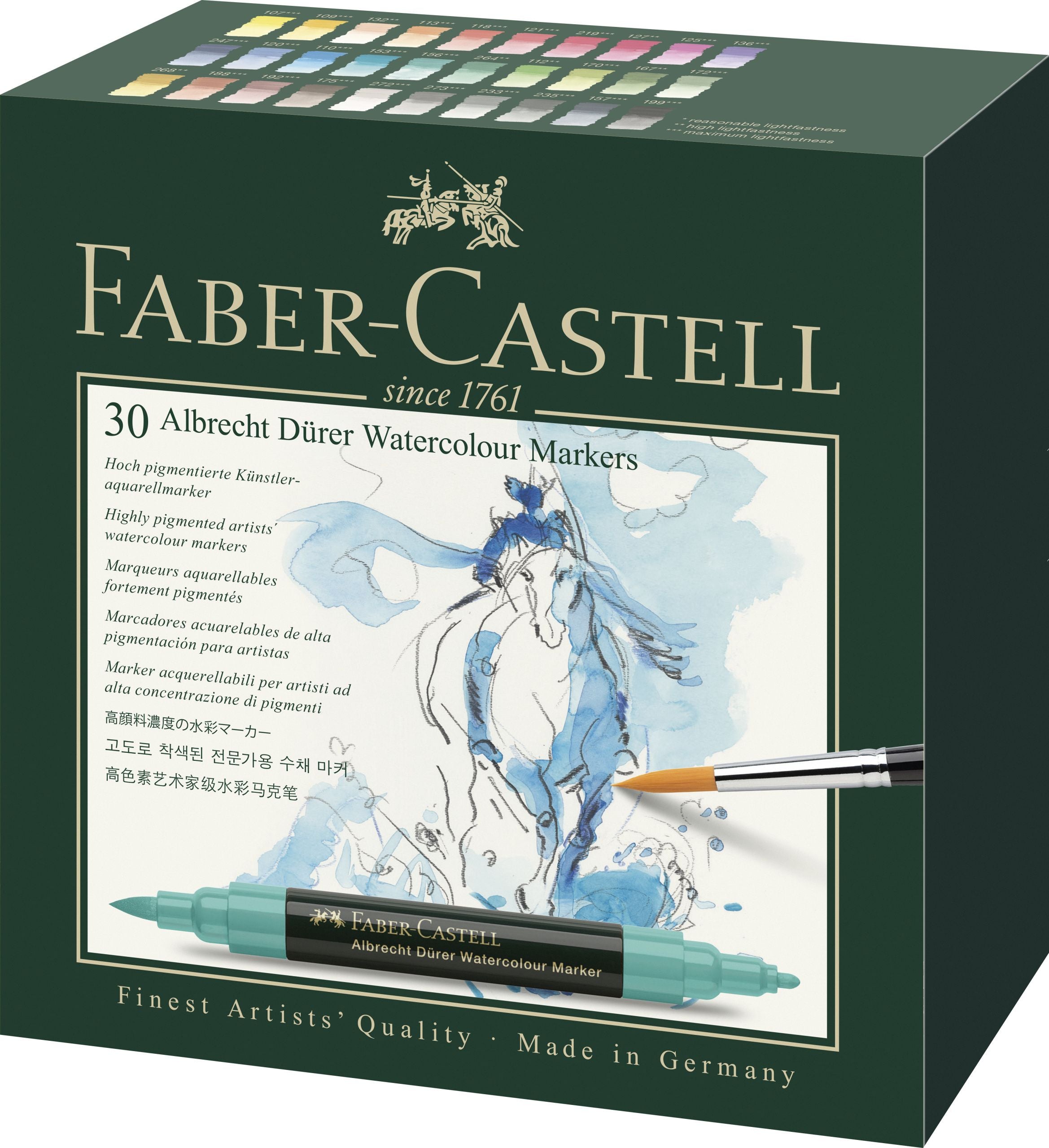 SET 30 MARKERE SOLUBILE ALBRECHT DURER FABER-CASTELL SET 30 MARKERE SOLUBILE ALBRECHT DURER FABER-CASTELL